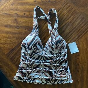 NWT Swim suit top, size XS, Gibson Latimer tankini style.